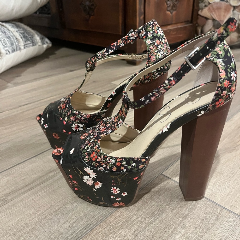 Jessica Simpson platform sandals